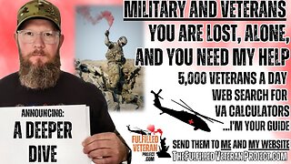 VA Knowledge is Your Power - 4,500 Veterans and Military a Day are Lost and Alone - 079