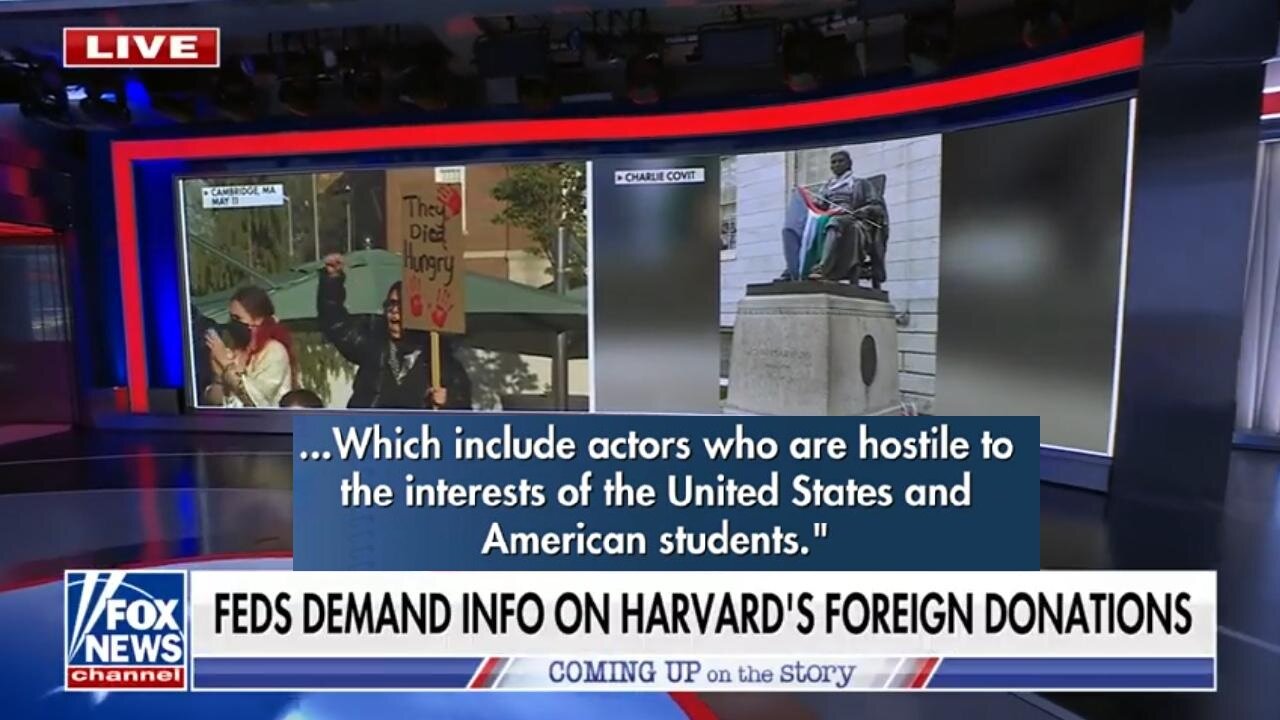 Trump Administration Demands Harvard Turn Over Info on Foreign Donations
