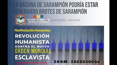 05-07-2025 REVOLUCIÓN HUMANISTA CONTRA LA OMS Y SU TRATADO ESCLAVISTA #LibertadSinVakunas