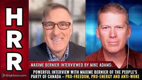 interview with Maxime Bernier of the People’s Party of Canada