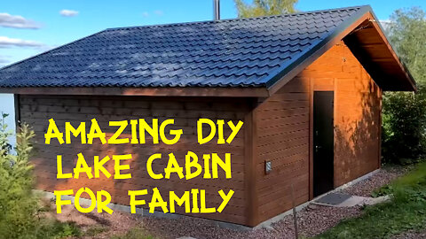This beautiful family vacation cabin was built with your own hands!