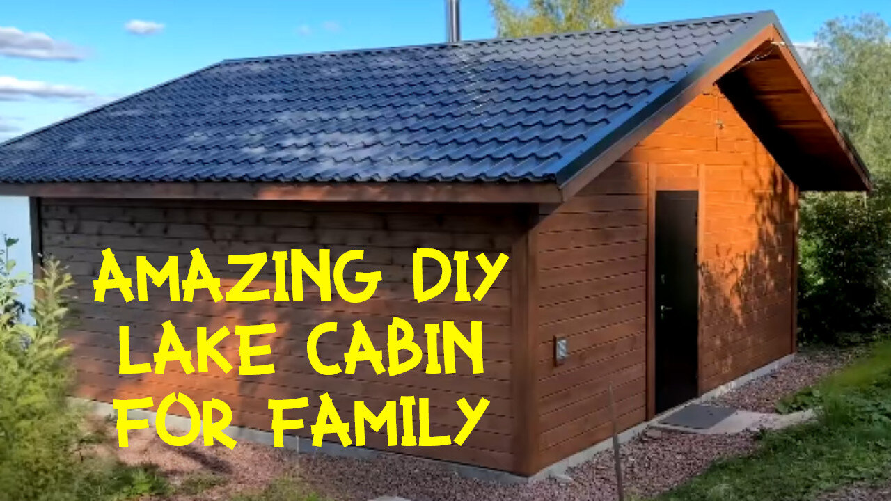 This beautiful family vacation cabin was built with your own hands!
