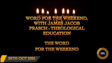 Word for the Weekend Theological Education