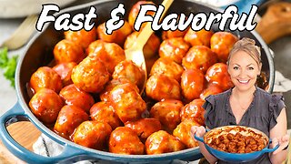BBQ Chicken Meatballs