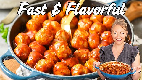 BBQ Chicken Meatballs
