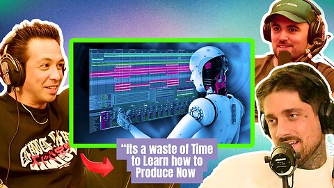 "Learning how to produce music is a waste of time now" going deep on AI w/ @laidbackluke ​