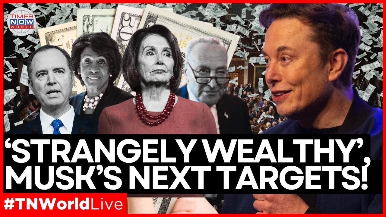 LIVE | Elon Musk Calls Out "Strangely Wealthy" Congress Members, Exposes "Giant Fraud Loophole"