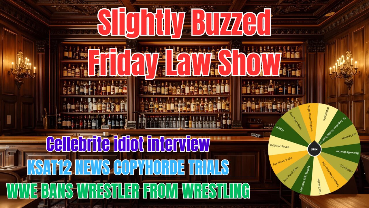 Slightly Buzzed Friday Law Show - With Nik Starow