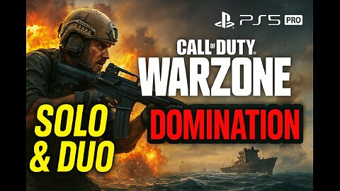 🚨 WARZONE PS5 PRO | Solo & Duo DOMINATION 🔥 Insane Seaborne Gameplay (No Commentary)