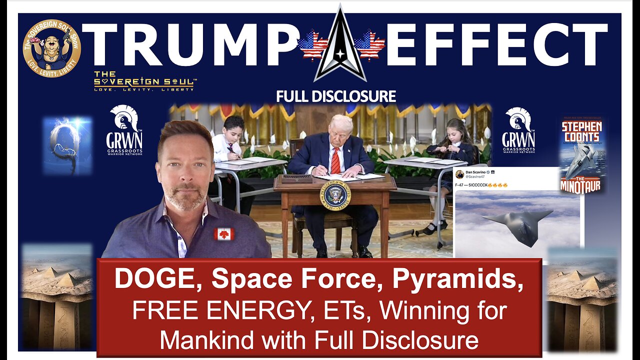 Equinox’ New Disclosures: Underground Cities, F-47 6th Gen Aircraft, Egypt Pyramids. Religions Gone?