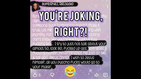 Imagine being YOU and having the balls to get online to say anything to anyone 🤣