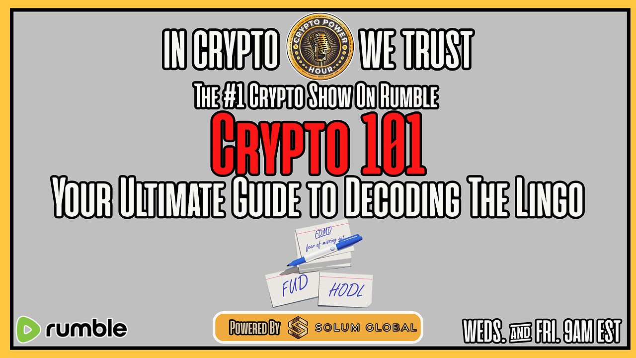 Your Crypto Guide To Decoding The Lingo