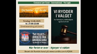12.8.25: Vi rydder i valget - Valgomaten.net