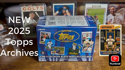 New 2025 Topps Archives #baseballcards Blaster Box #packopening #toppsarchives #astros