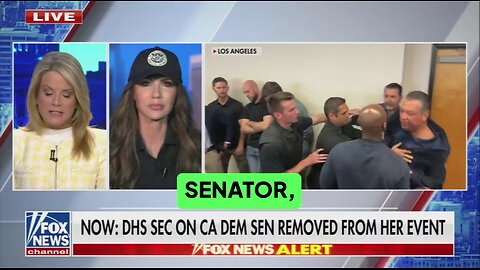Secretary Kristi Noem fires back at Democrat Senator Alex Padilla