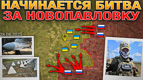 РФ Применила Гром-Э1⚡Зирка Пала🔥 Первые Саперы Прибыли В Курскую Область🪖🚧 Военные Сводки 28.06.2025