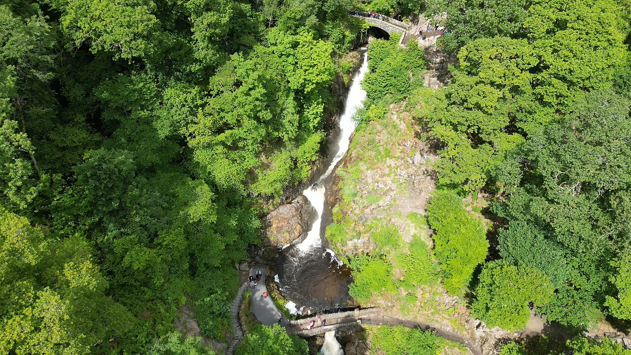 Ullswater aria force waterfall