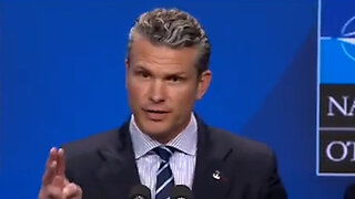 TRUMP NATO PRESS CONFERENCE HEGSETH CALLS OUT "FAKE NEWS" TO THEIR FACES (and it's glorious)