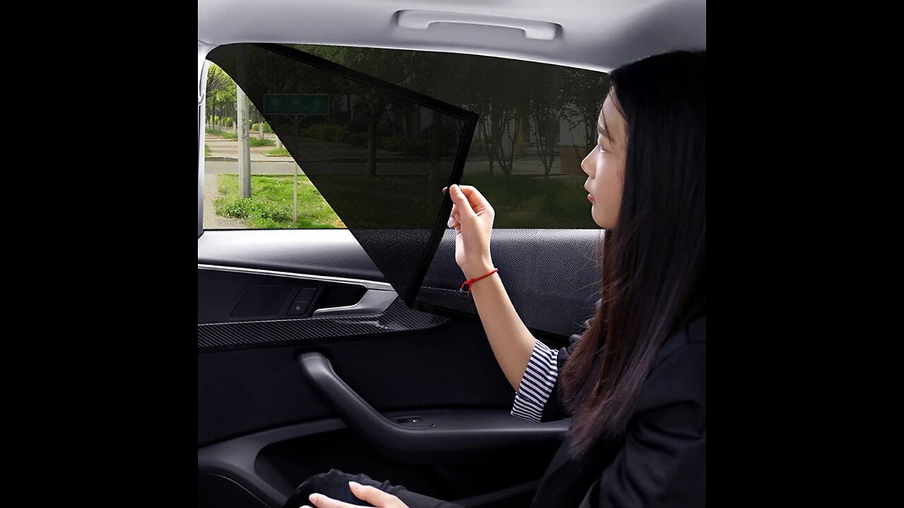 Universal Car Side Window Sun Shade, with Magnetic Fix, Compatible with Most Vehicles