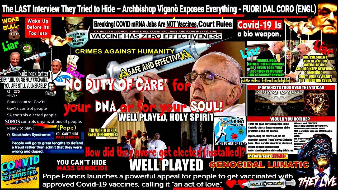 The LAST Interview They Tried to Hide – Archbishop Viganò Exposes Everything - FUORI DAL CORO (ENGL)