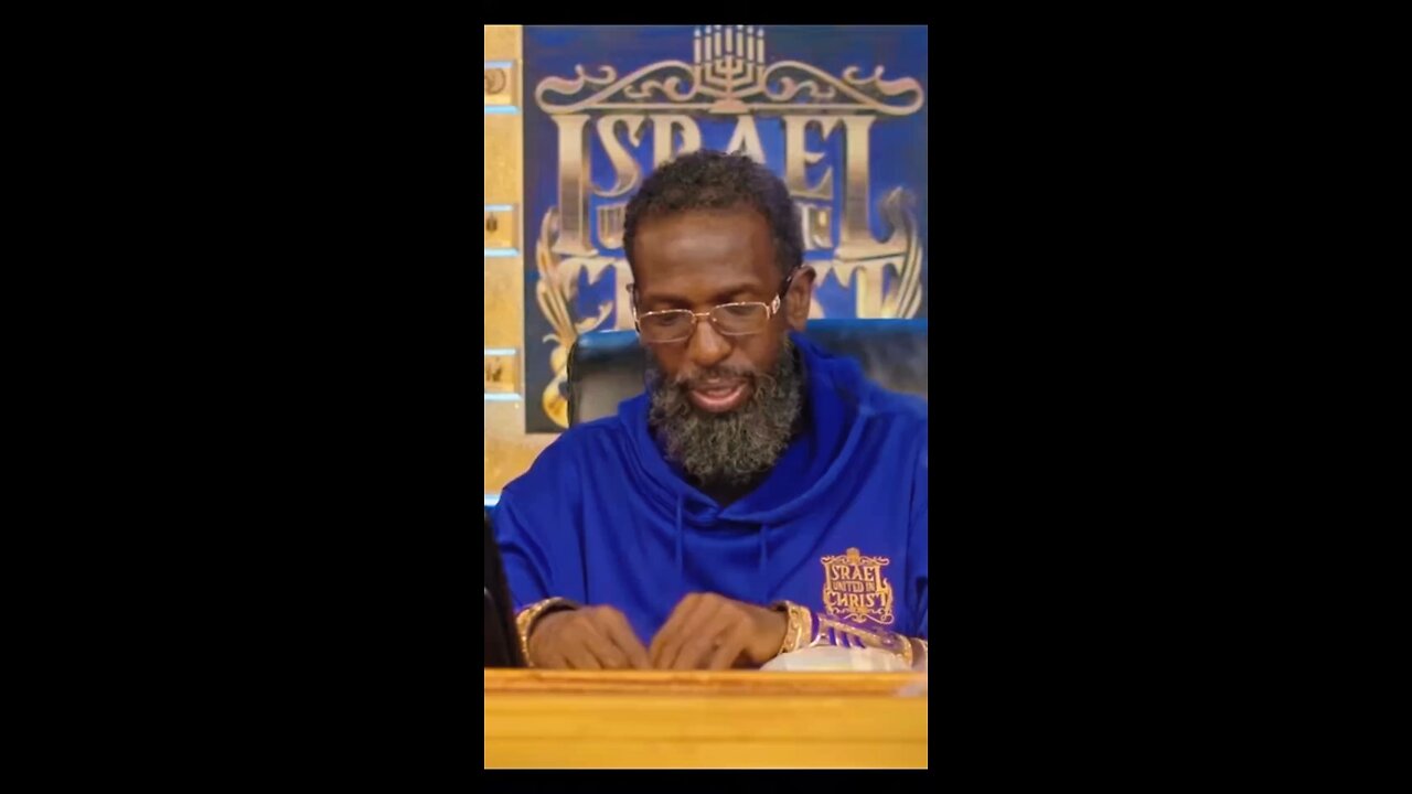 The YT man portrays himself to be God.