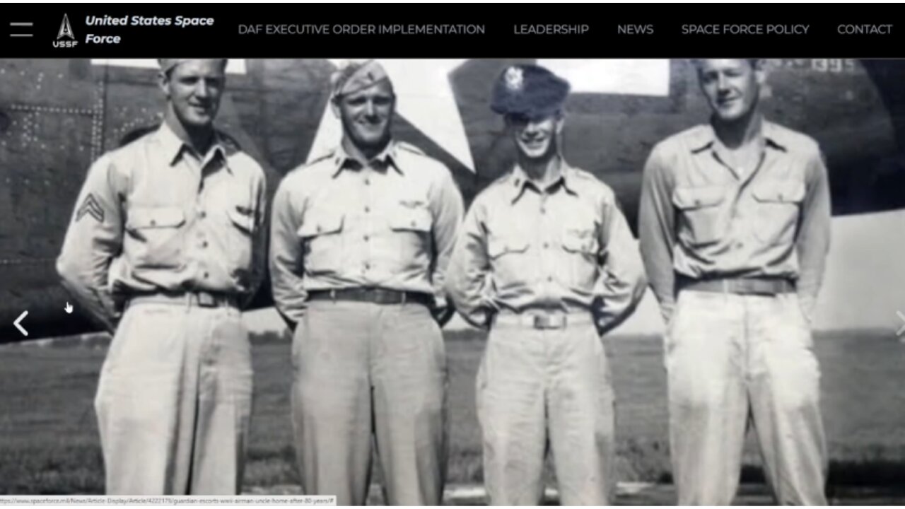 Guardian escorts WWII Airman uncle home after 80 years