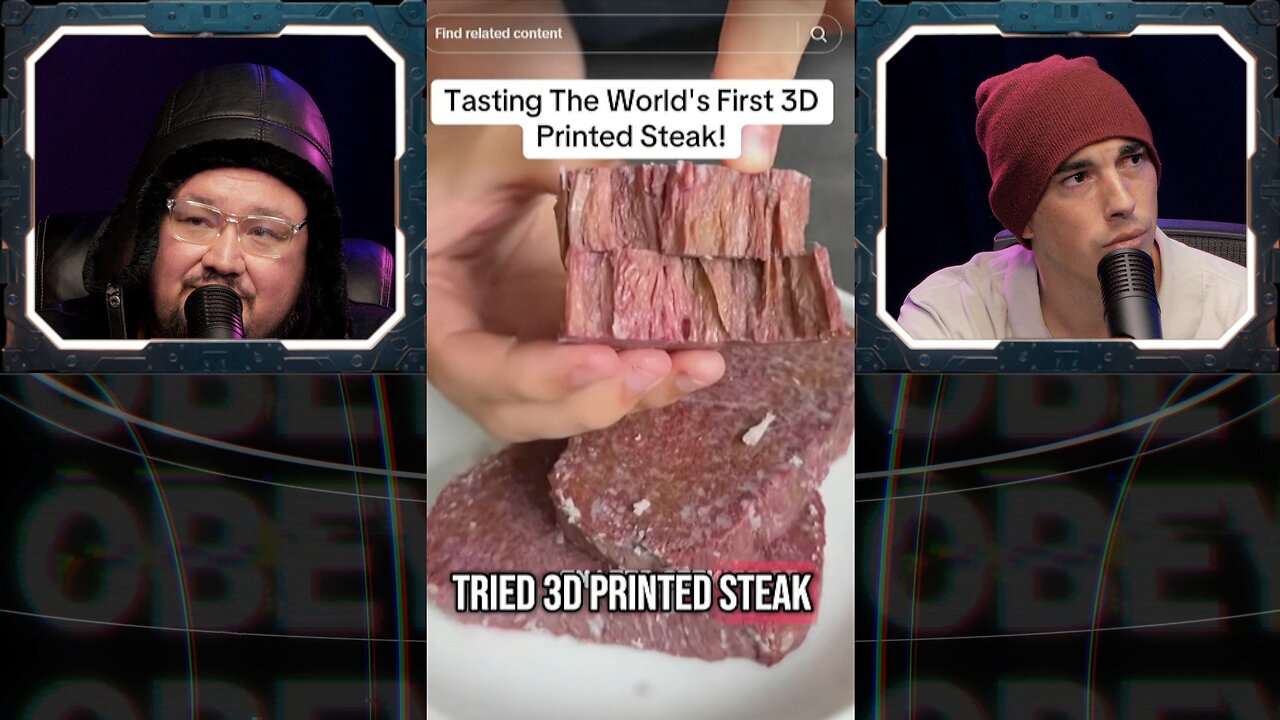 ☢️People are EATING 3D PRINTED STEAKS NOW - Will you try it?☢️