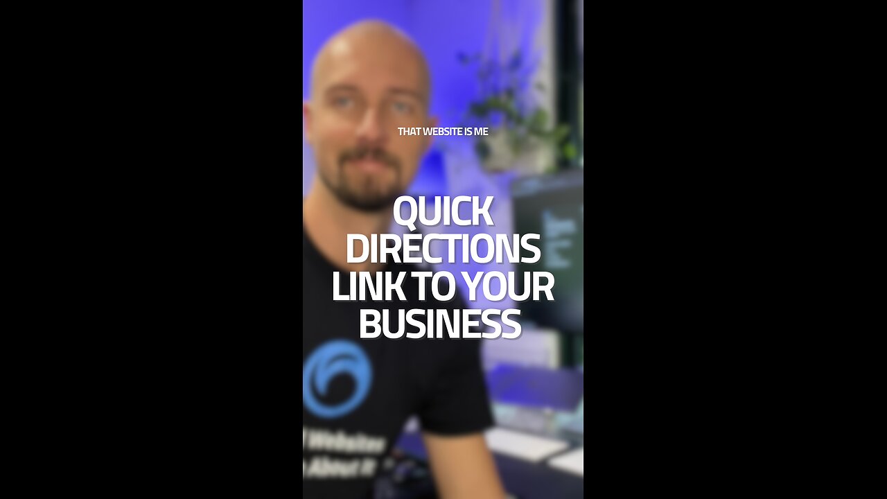 Quick directions link to your business