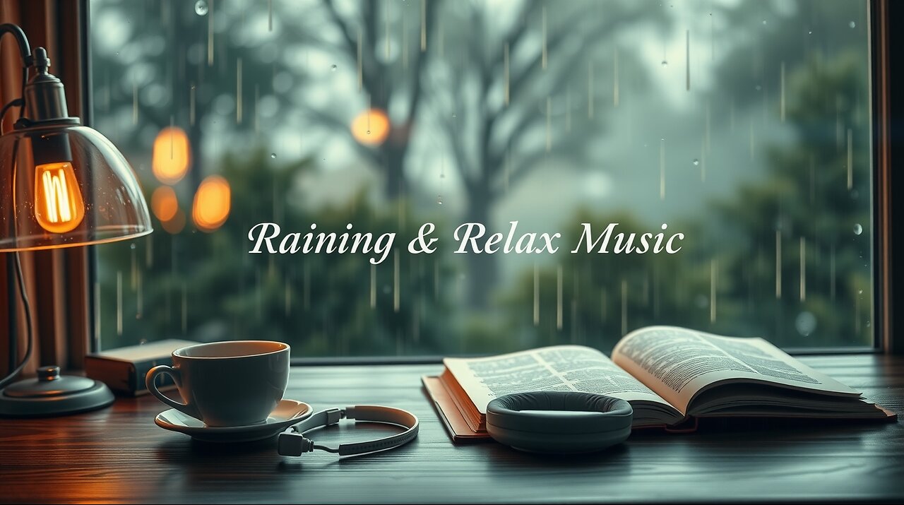 🌧 Raining & Relax Music | Calm Music, Meditation, Sleep, Insomnia & Study Music 🎶