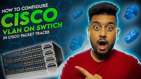 How to configure VLAN on cisco switch 2960 step by step | Cisco series