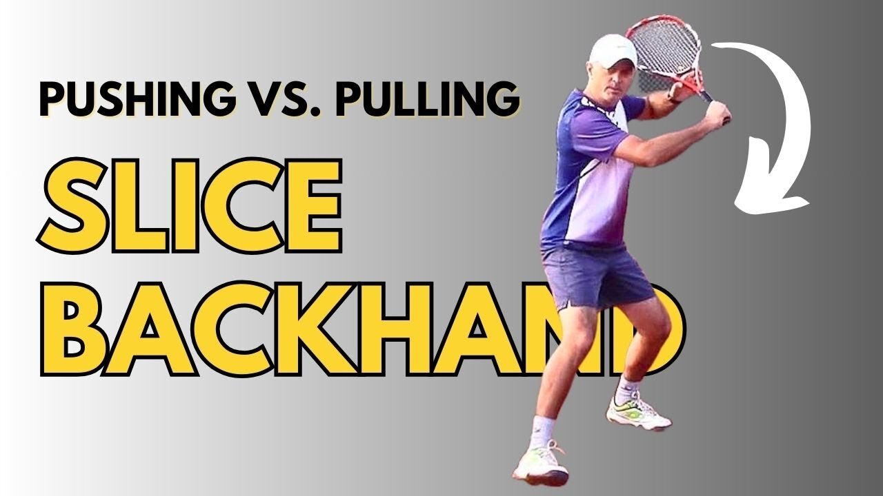 Complete SLICE BACKHAND Tennis Lesson & Progression Drills