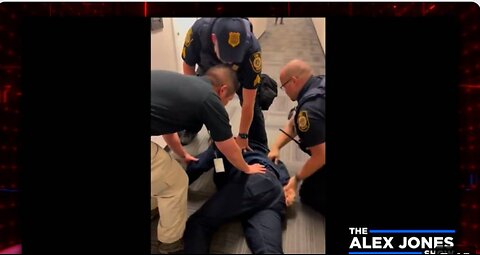 Alex Padilla Thrown To The Ground & Handcuffed