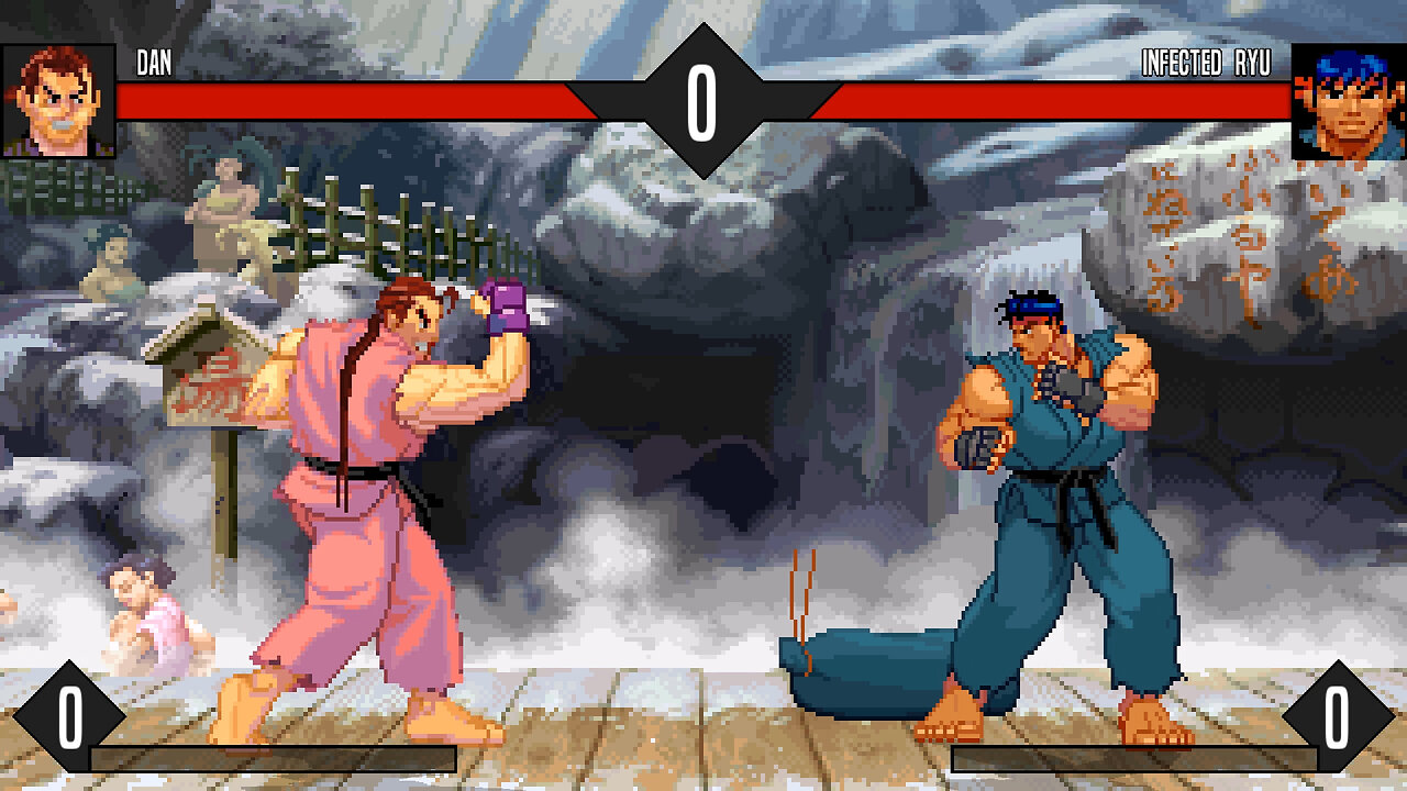 MUGEN - SF3 Dan 2025 vs. Infected Ryu - Download