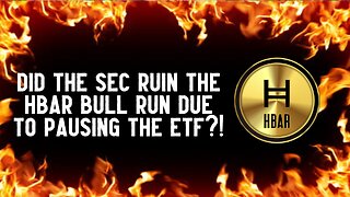 Did The SEC RUIN The HBAR Bull Run?!