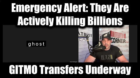 Nino Rodriguez & The Ghost Emergency Alert: They Are Actively Killing Billions!