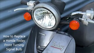 How to Replace a Honda Today Front Turn Signal Bulb