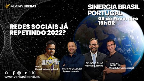 Sinergia Brasil Portugal- 06/02/2026 - Redes Sociais Já Repetindo 2022?