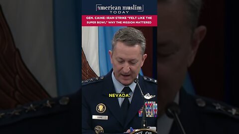 Gen Caine - Iran strike "FELT LIKE THE SUPER BOWL" why the mission mattered.