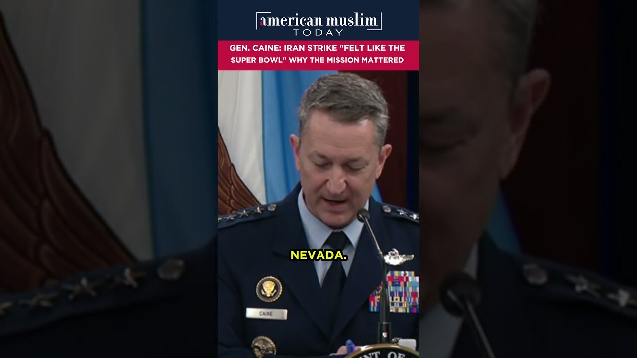 Gen Caine - Iran strike "FELT LIKE THE SUPER BOWL" why the mission mattered.