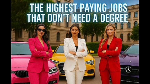 The highest paying jobs that don't need a degree 🎓