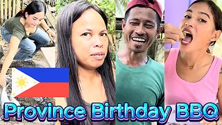 Filipina Crazy Birthday Games & LOTS OF SEAFOOD BBQ! OFF GRID ISLAND FAMILY PHILIPPINES LIVING
