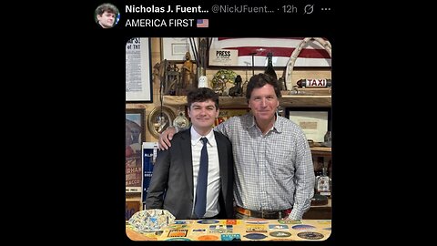 Nick Fuentes Guest on Tucker Carlson Show | Interview