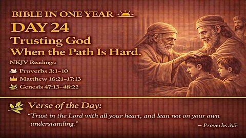 🌅 Day 24 — Trusting God When the Path Is Hard