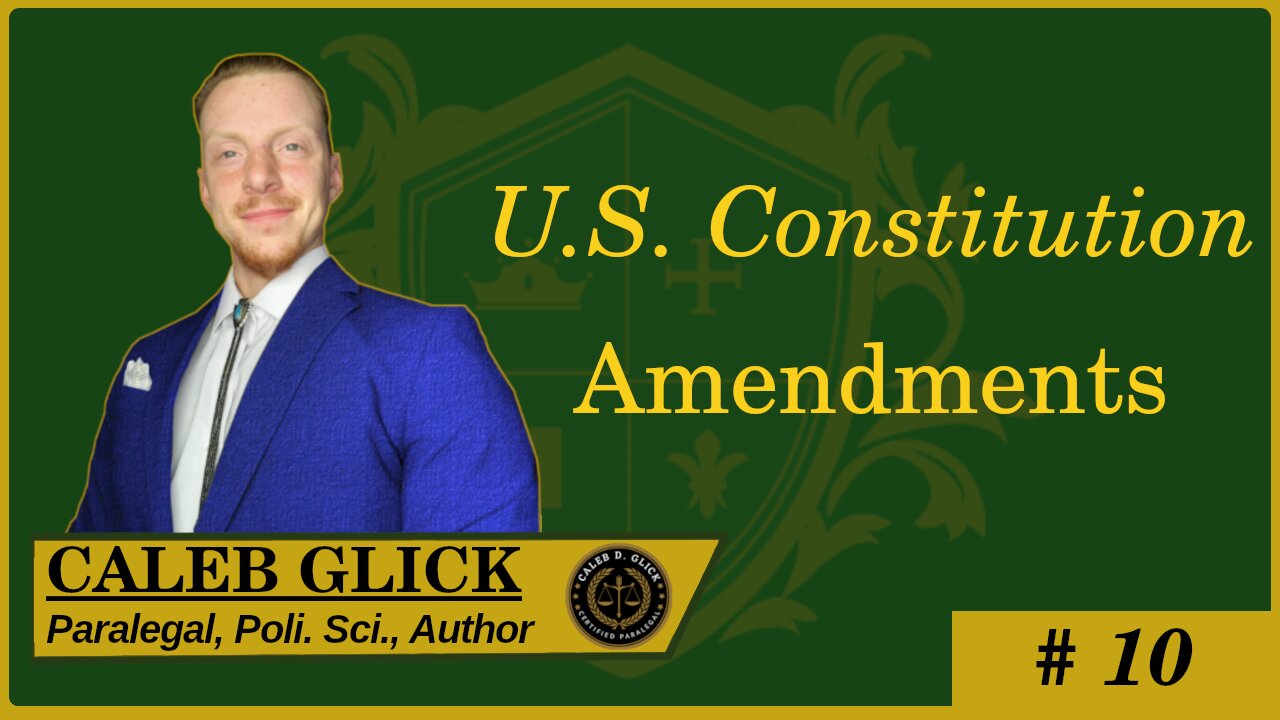 🟢 US Constitution Amendments: 10; Power Reserved to the States 🟢