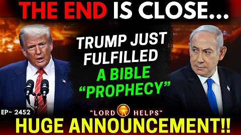TRUMP FULFILLED A PROPHECY! (THE END IS NEAR )👆Prophetic Word Today | God's Message Today