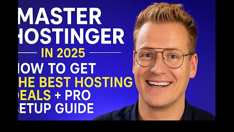 Master Hostinger in 2025 🚀 | How to Get the Best Hosting Deals + Pro Setup Guide