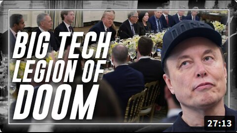 BIG TECH LEGION OF DOOM SURROUNDED TRUMP AT THE WHITE HOUSE LAST NIGHT!!! Elon Musk Was Invited, But Decided Not To Go- Learn Why In This Critical Report!