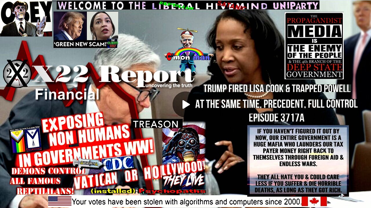 Ep 3717a - Trump Fired Lisa Cook & Trapped Powell At The Same Time, Precedent, Full Control