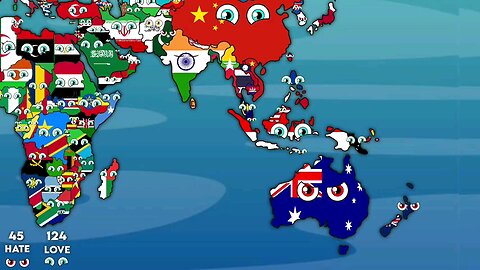 coutriea that love and hate Afghanistan