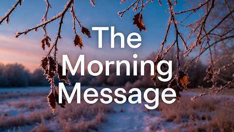 The Morning Message: Joshua 24.14